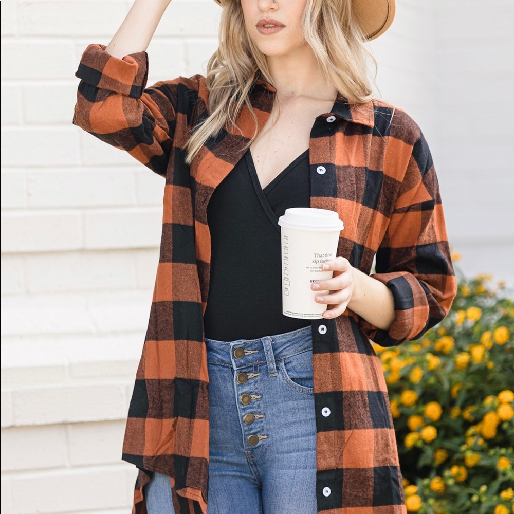 BROWN FLANNEL